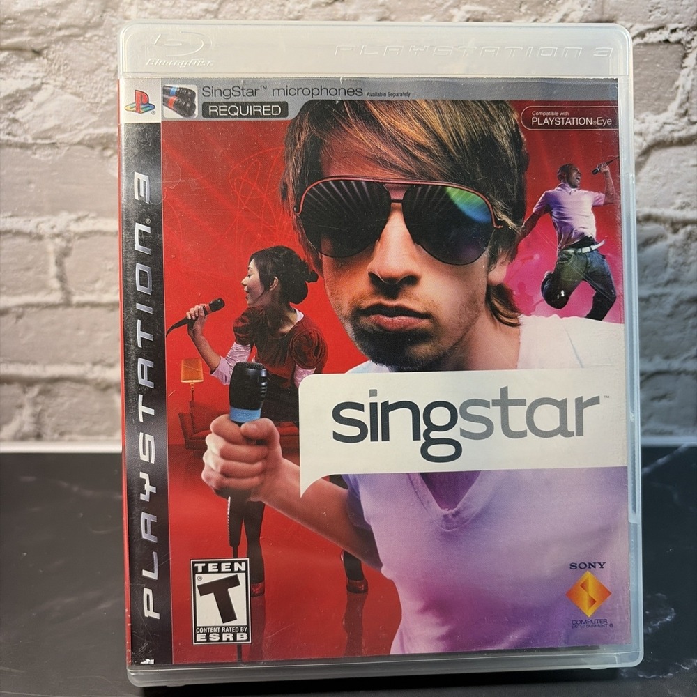 SingStar Sony PlayStation 3 PS3 Game 2008 CIB Mint 711719816126
